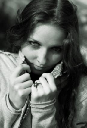 Teen model pose