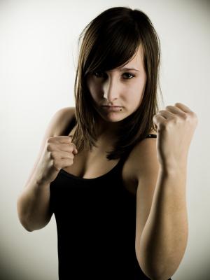 Fighting is a common form of violence.