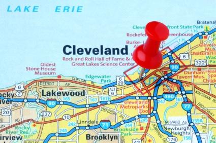 map of cleveland