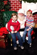 Santa with kids