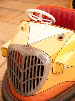 Old fashioned bumper car