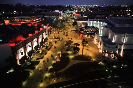 Downtown Disney at Night