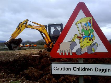 digging at diggerlnad