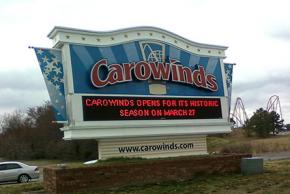 Carowinds signage