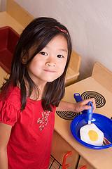 Cook up some fun in a toy kitchen.