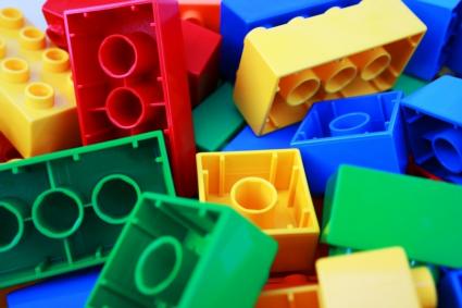colorful lego bricks