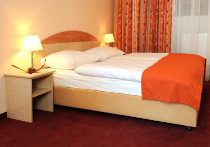 interior of motel room