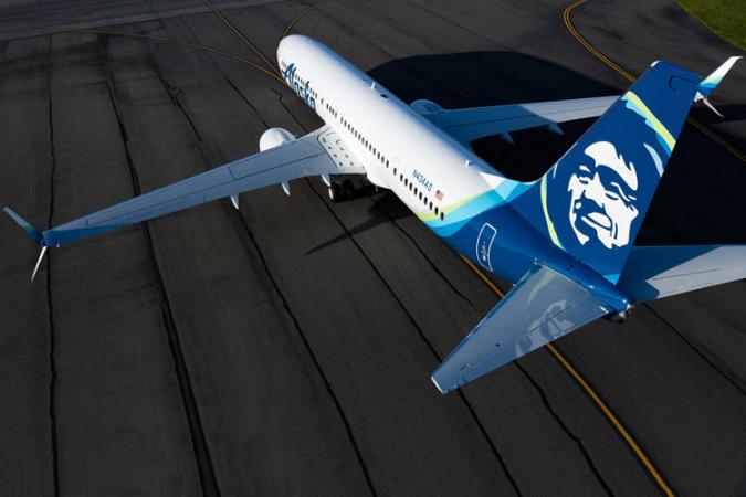 Image of an Alaska Airlines jet