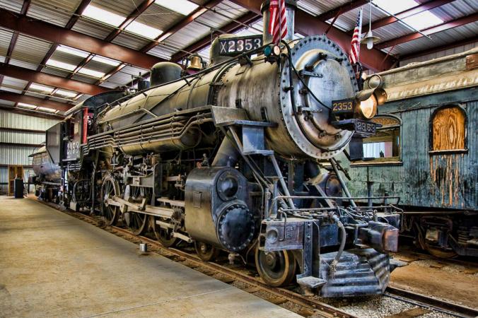 Train engine photo by John Wright