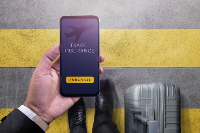 Travel app on cellphone