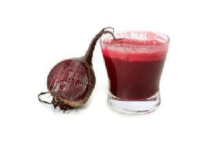 Glass of beet juice