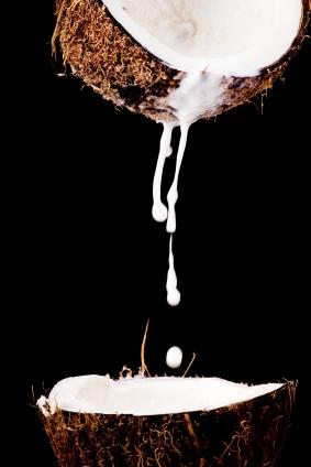 Coconuts and coconut milk can be part of a healthy diet.
