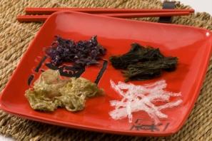 An assortment of edible seaweeds