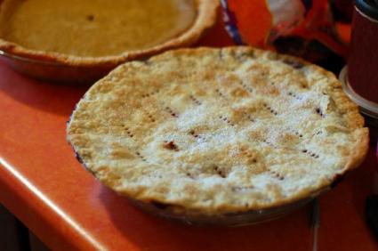 Thanksgiving pies.