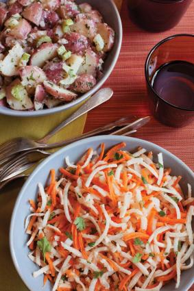 Jicama-Carrot Slaw from Vegan Family Meals