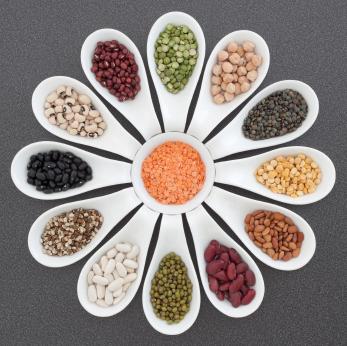 Selection of dried legumes