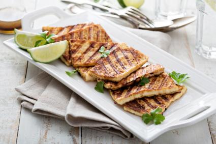Grilled fried tofu