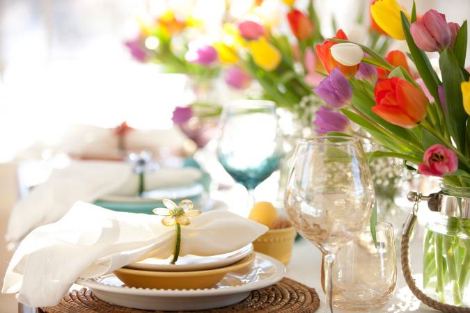 Easter place setting