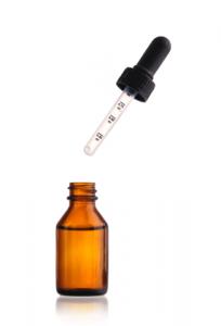 medicine bottle and dropper