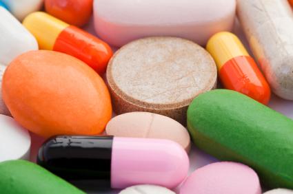Multi-colored vitamins