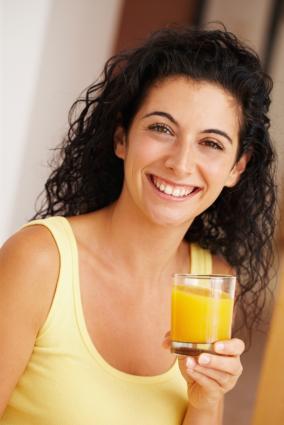 vitamin c in orange juice