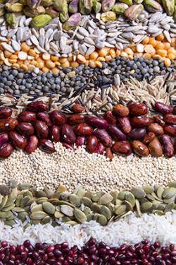 Beans, grains and nuts