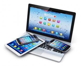 Tablet, Cell Phone and Computer