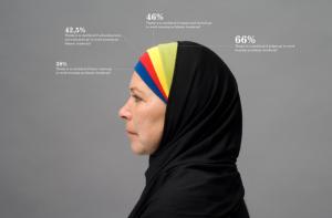Photo infographic on refugees and immigrants