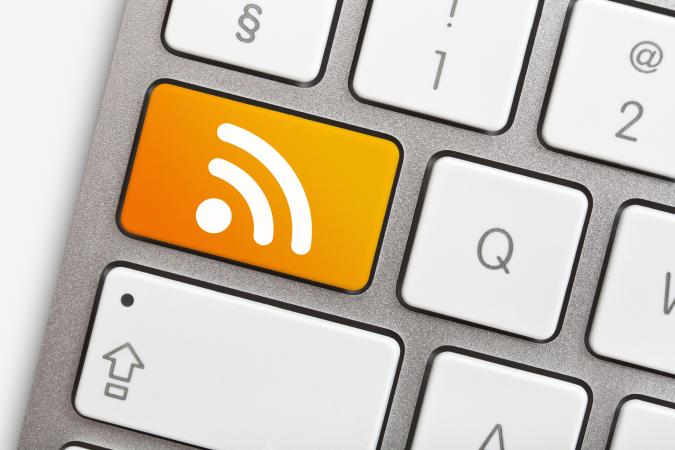 keyboard with rss key