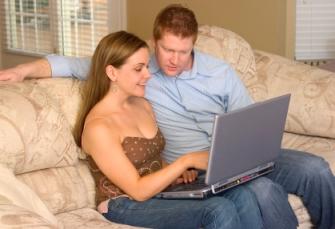 Couple on Internet