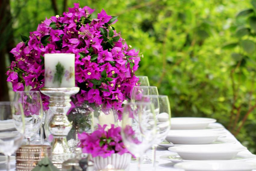 Purple Flower Centerpieces for Summer Weddings LoveToKnow