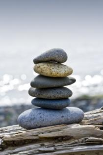 Image of a stack of blessing stones