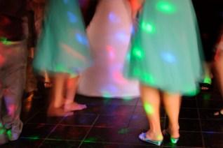 wedding dance with lighting effects