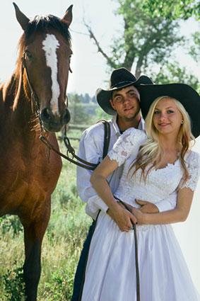 western wedding