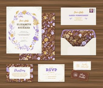 Floral Wedding Invitation