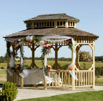 tulle gazebo