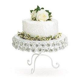 Intricate Victorian Rose Cake Stand