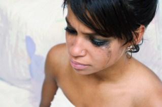 bride crying