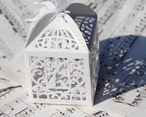 Chocolate Wedding Favors Bird Cage Wedding Favor Box
