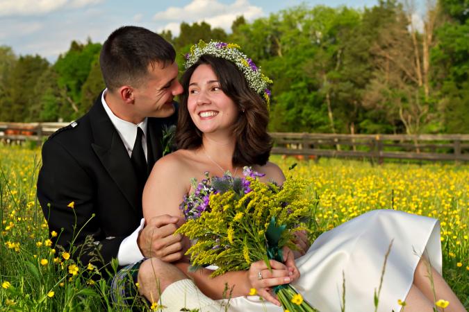 Bride and groom