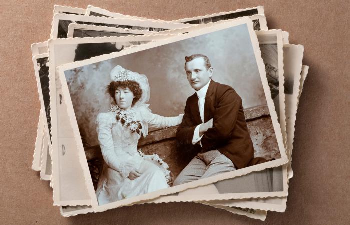 Wedding day portrait