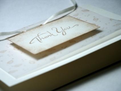 thank you note