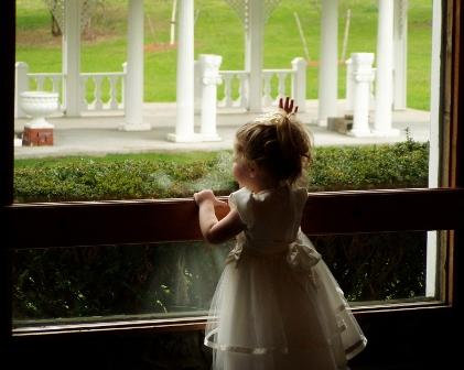 child at wedding