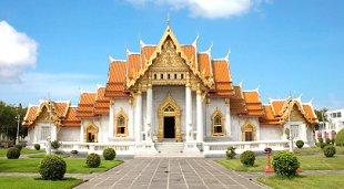 Buddhist temple in Bangkok, Thailand