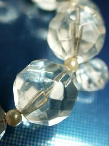 A string of crystals for a wedding tree
