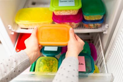 storing leftovers in a refrigerator