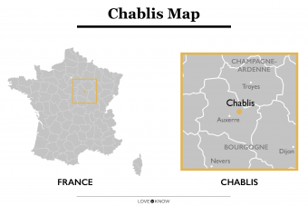 Chablis Wine Map
