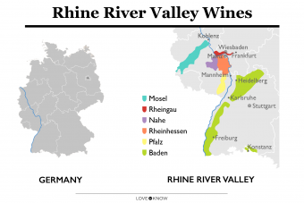 Rhine River Valley Wine Regions