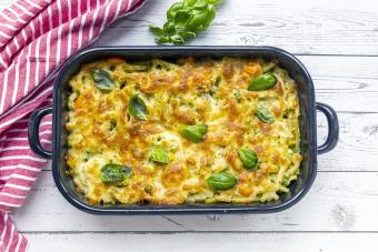 Vegetarian pasta bake