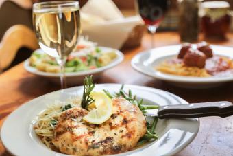 Grilled Chicken with white wine